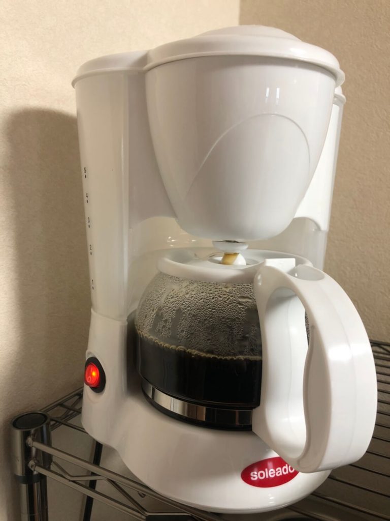ソレアードコーヒーメーカー5カップをレビュー〜コーヒーメーカーで人生を豊かに〜 | たこみそ｜夫婦・カップルブログ