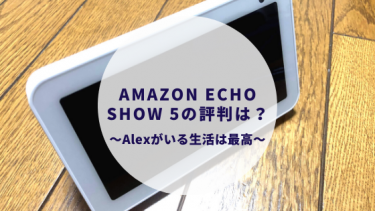 【2021年】Amazon Echo Show 5の評判と口コミは？購入のデメリットはあるの？