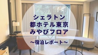 シェラトン都ホテル東京 宿泊記ブログ2021 〜みやびフロアデラックス・プール・フィットネスは？〜