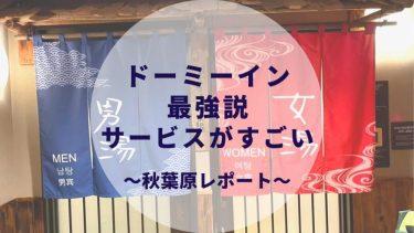 ドーミーイン秋葉原 デイユースレポートブログ〜温泉・サウナが最強すぎる〜